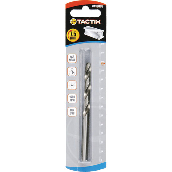 Tactix HSS Twist Drill 7.5mm**