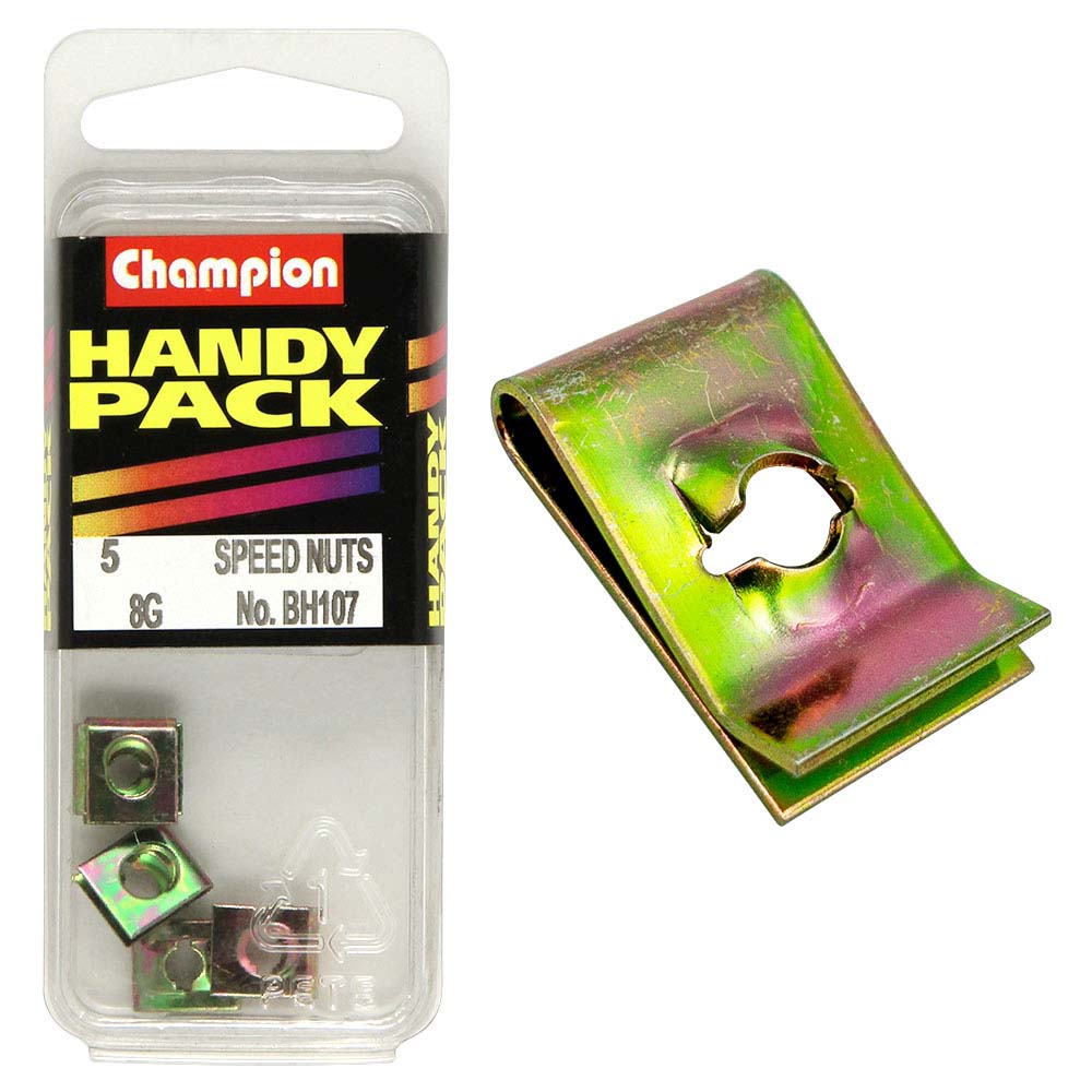 Champion 8G x 13/32 x 11/32in Speed Nut