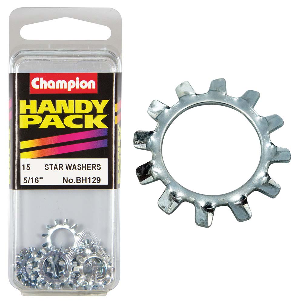 Champion 5/16in External Star Washer