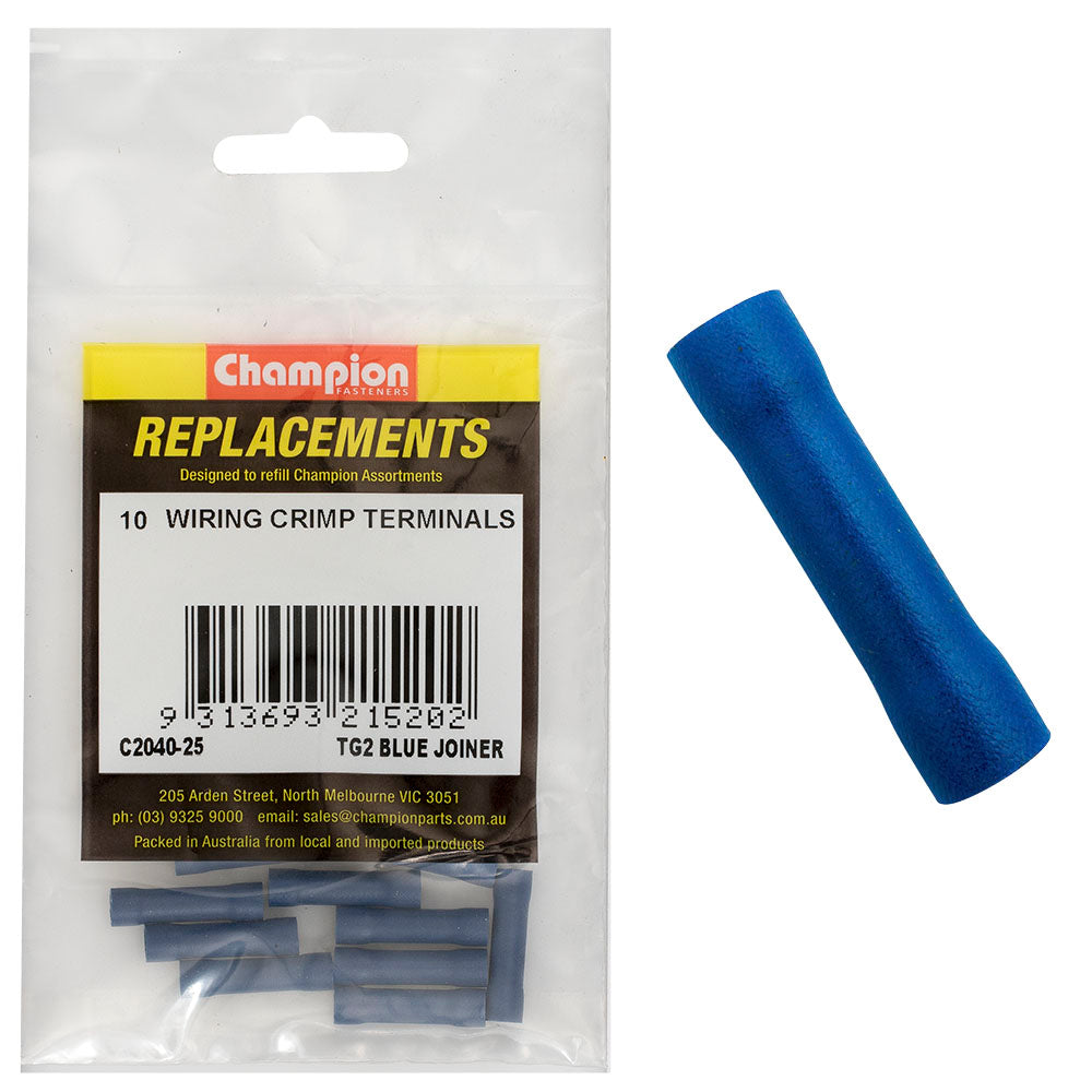 Champion Blue Cable Connector Joiner -10pk