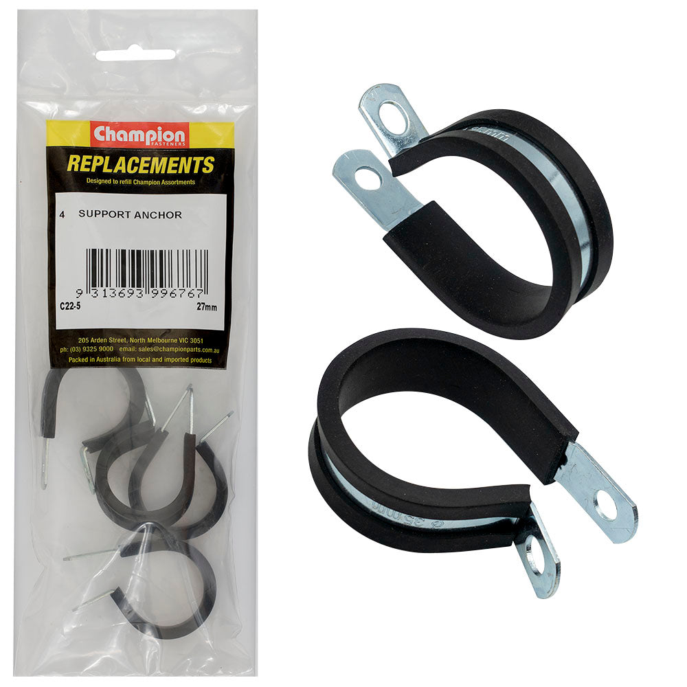 Champion 27mm Pipe Support Anchor -4pk