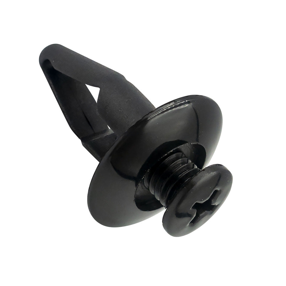 Champion Scrivet Clip Black 20mm Head x 18mm (50pk)