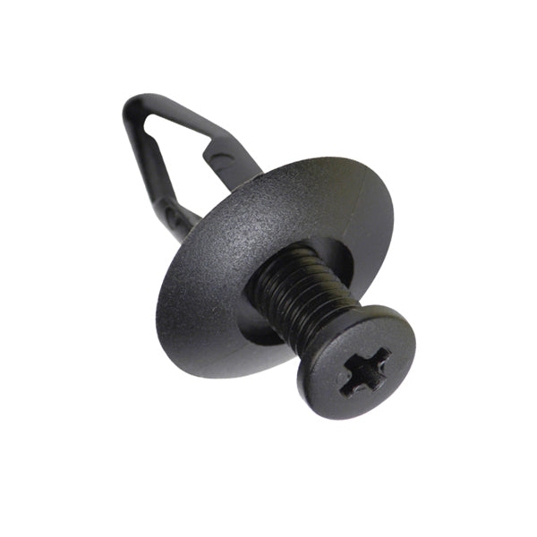 Champion Scrivet Clip Black 20mm Head x 20mm - 50pk