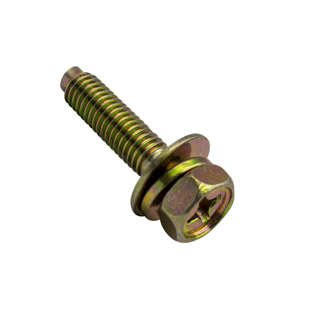 Champion M6 x 25mm Sems Hex /PH Bolt W/Spring & Flat Washer