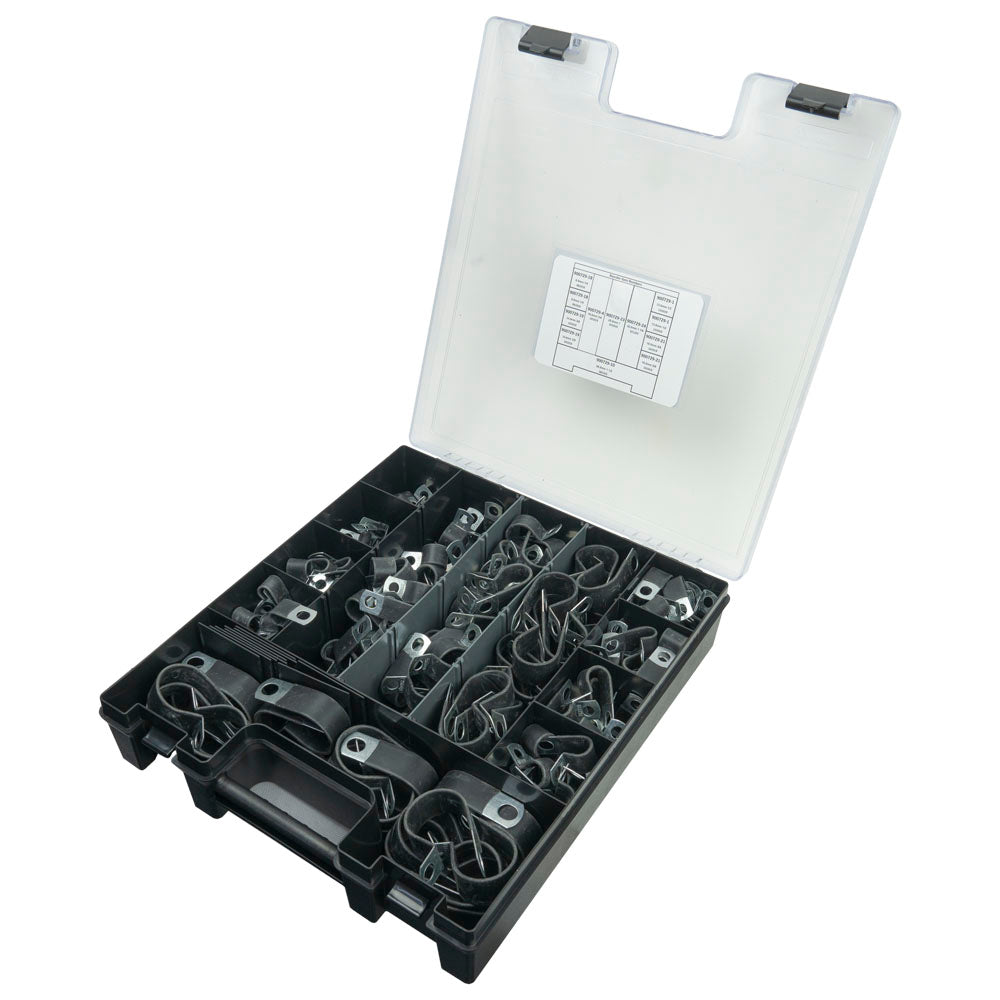 Kale 210pc Cable Clamp Polyolefin (PVC) P-Clip W1 Ezi Pak