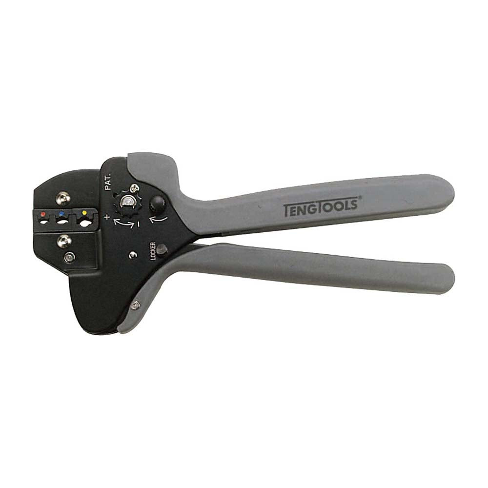 Teng 9in H/Duty Ratchet Crimping Plier