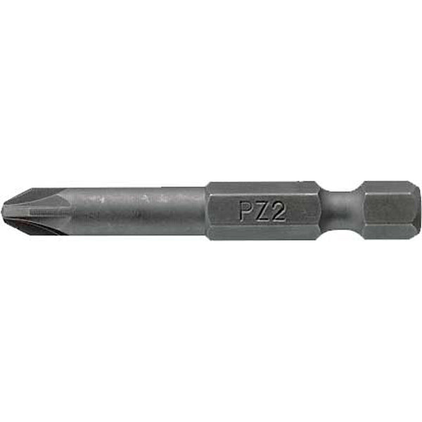 Teng 2Pc 1/4in Hex PZ#1 Bit x 70mm (L)
