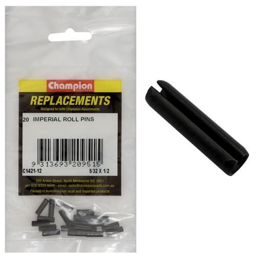 Champion 5/32in x 1/2in Roll Pin - 100pk