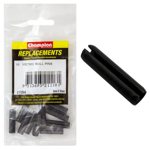 Champion 8mm x 30mm Roll Pin - 50pk