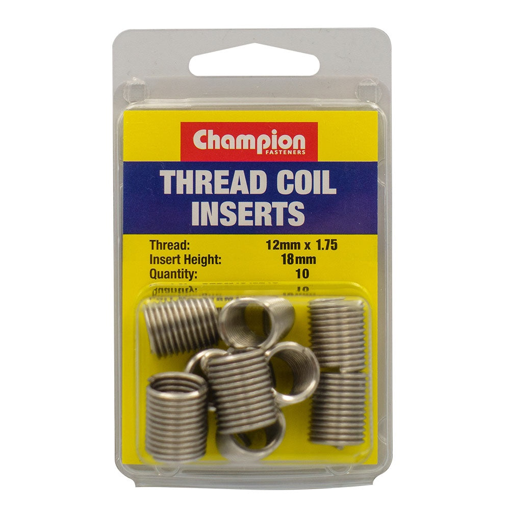 Champion Thread Insert Refills â M12 x 1.75 x 18mm -10pk