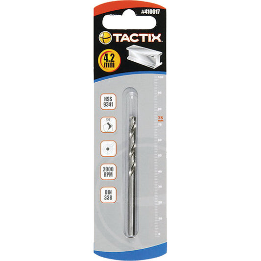 Tactix HSS Twist Drill 4.2mm**