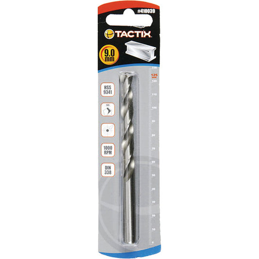 Tactix HSS Twist Drill 9mm**