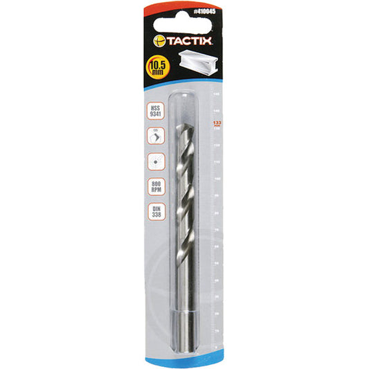 Tactix HSS Twist Drill 10.5mm**