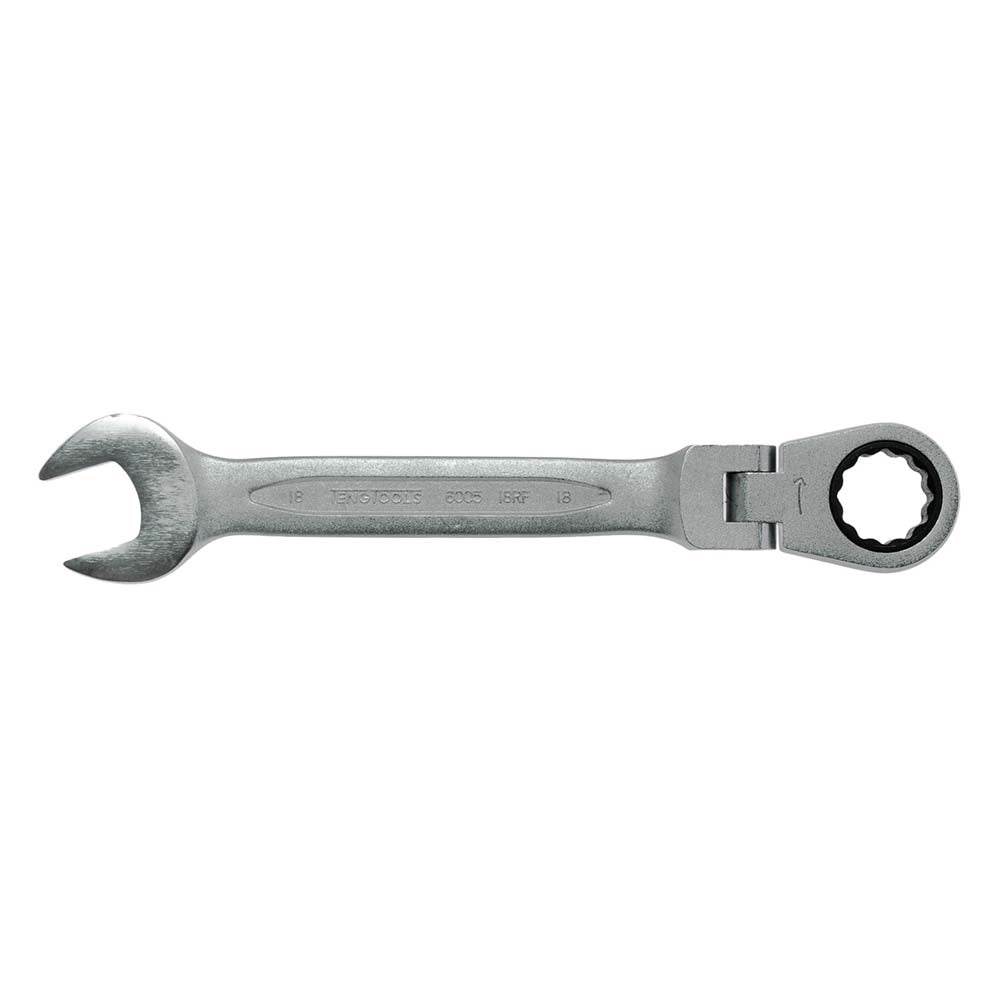 Teng Flex-Head Ratchet Comb. Spanner 18mm