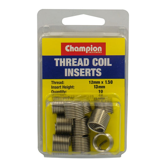 Champion Thread Insert Refills â M12 x 1.50 x 13mm -10pk