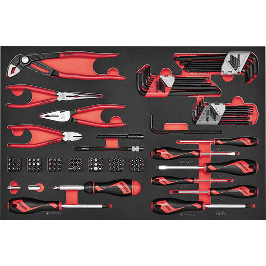 Teng 114pc Screwdriver Set Mixed FOAM4X4