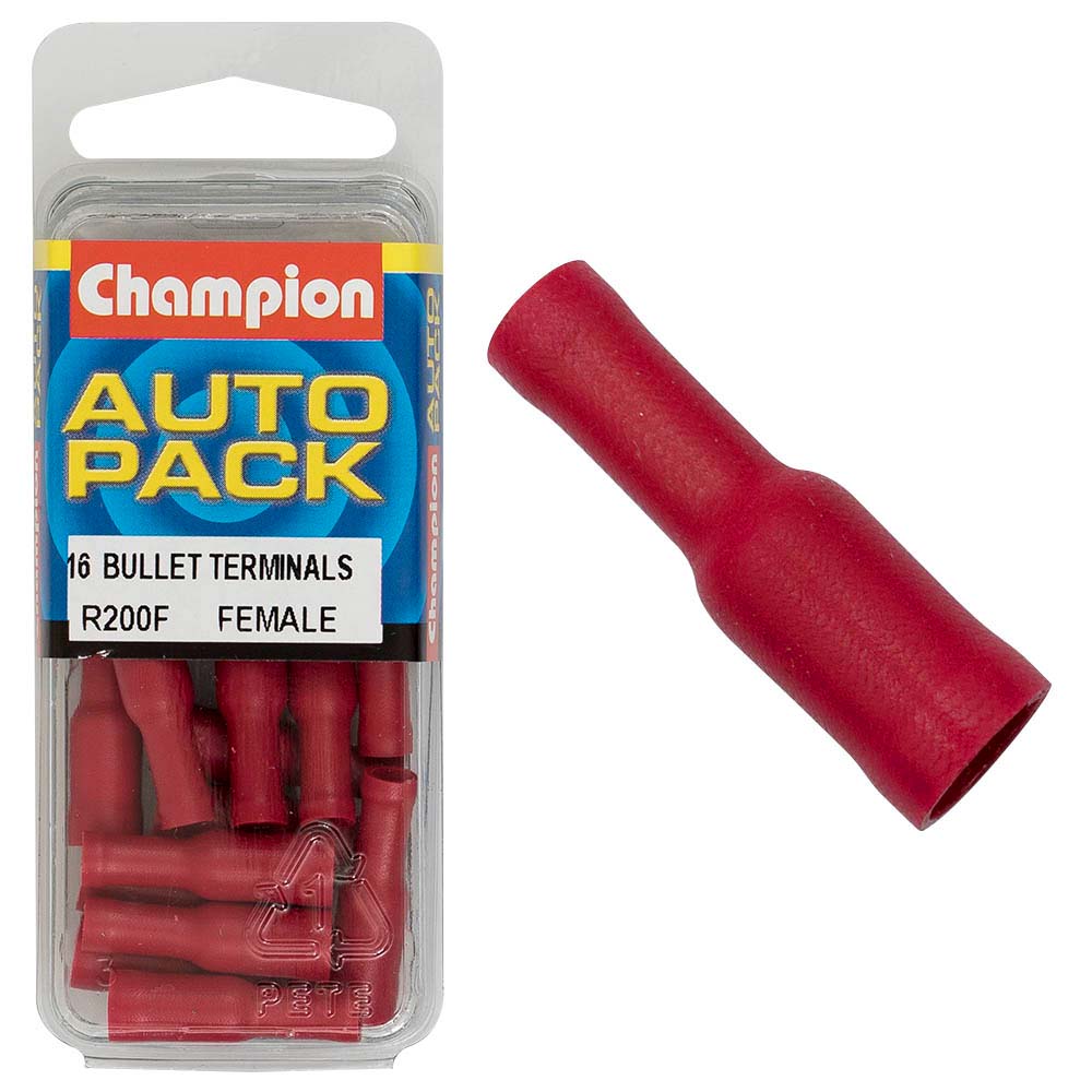 Champion Red Bullet Terminal-Female