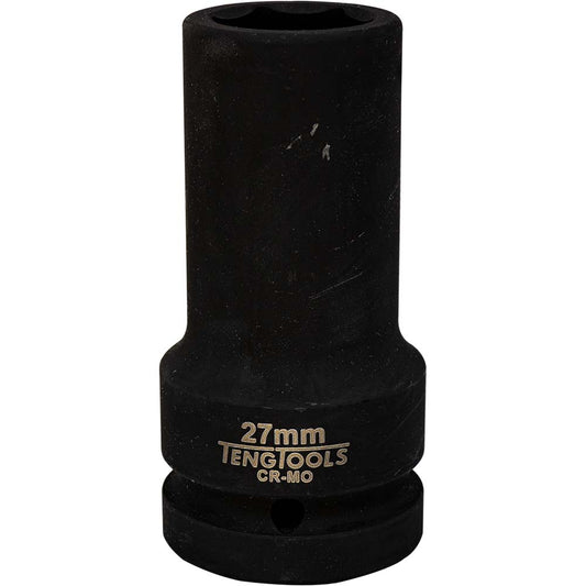 Teng 1in Dr. Thin Wall Deep Impact Socket 27mm Din