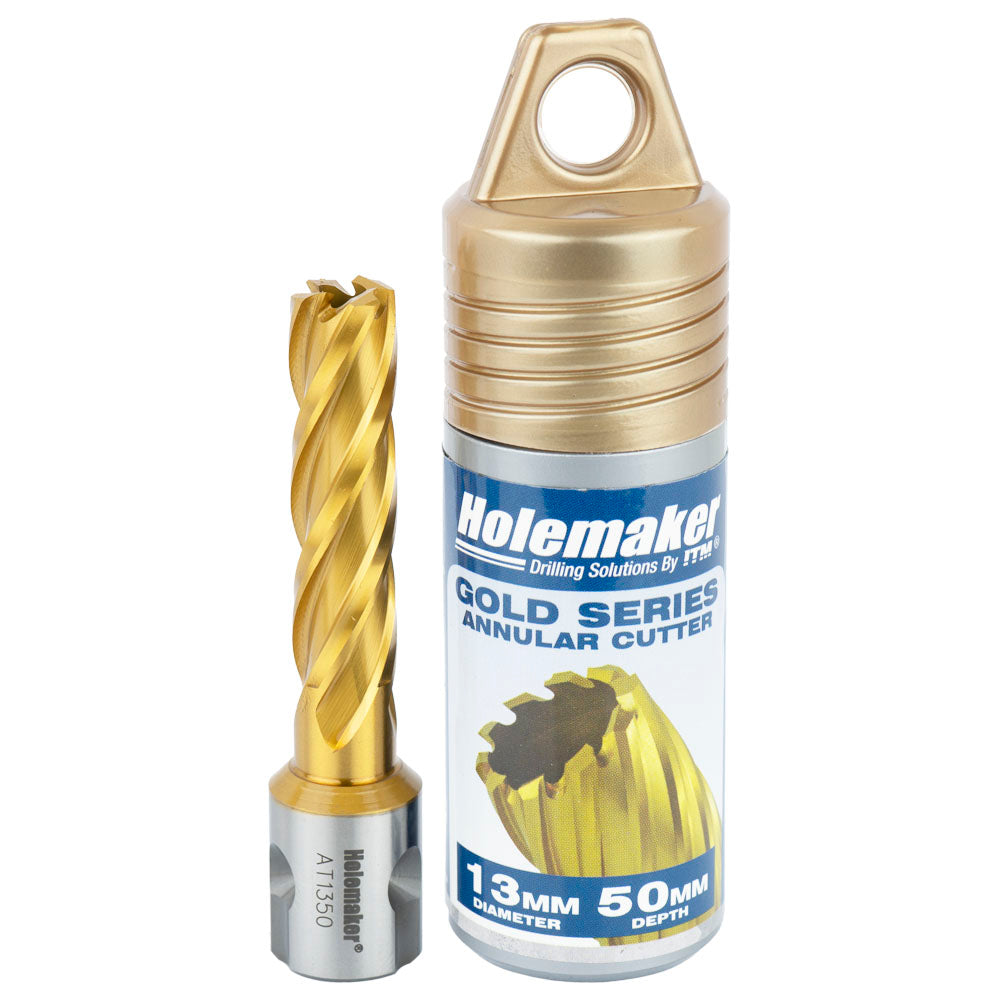 Holemaker Uni Shank Tinite (Tin) Cutter 13mmx50mm