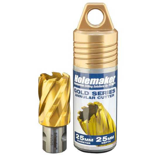 Holemaker Uni Shank Tinite (Tin) Cutter 25mmx25mm
