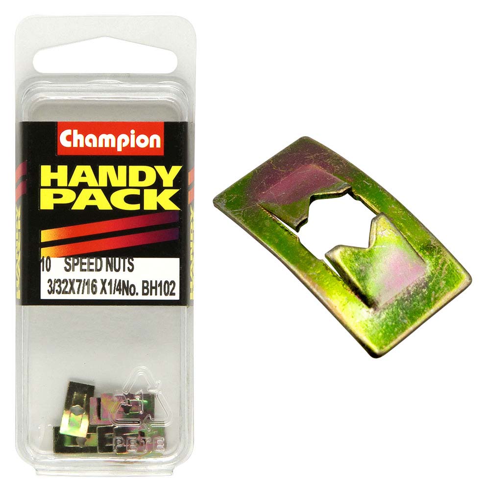 Champion 3/32 x 7/16in x 1/4in Speed Nut
