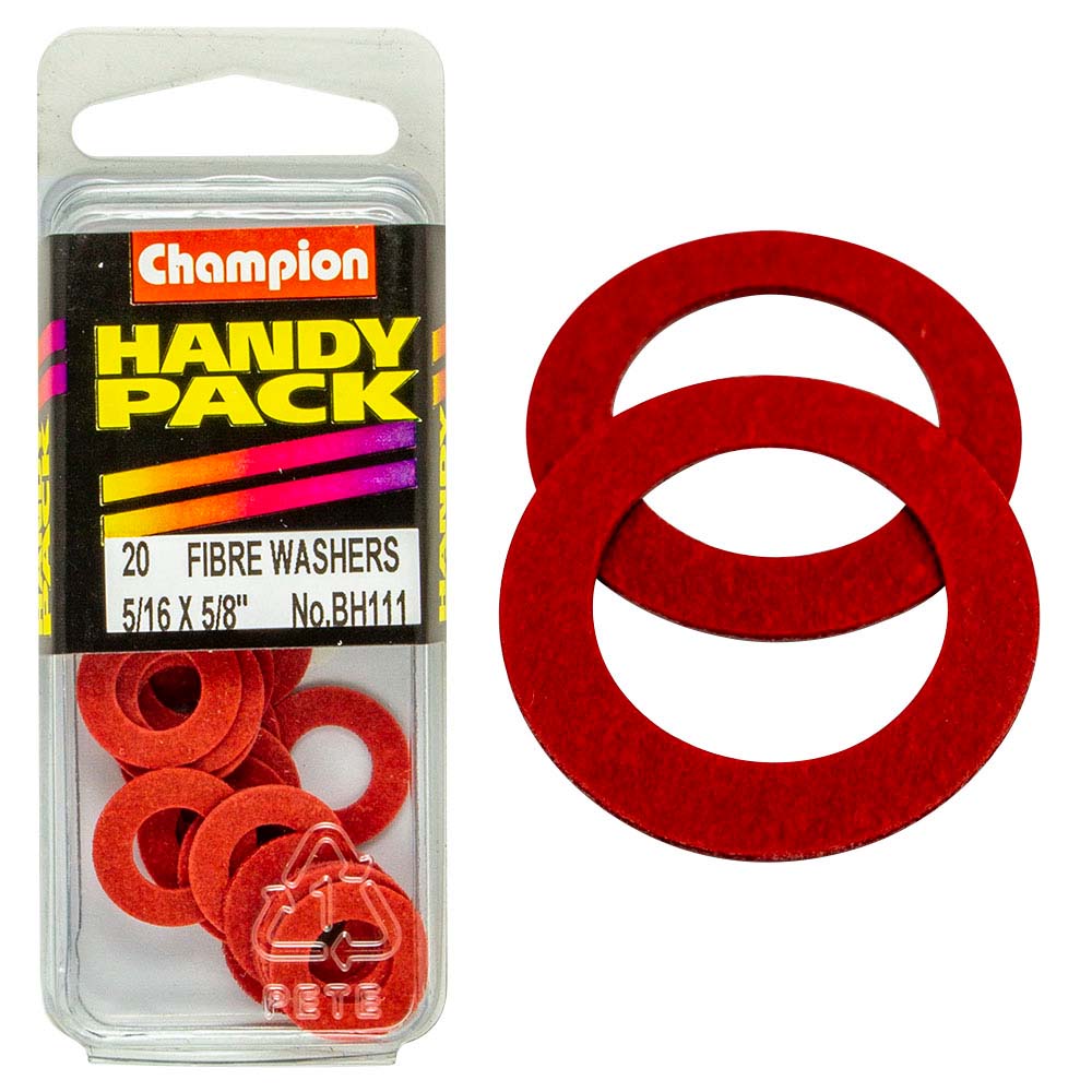 Champion 5/16in x 5/8in Fibre Washer 1/32in Thick