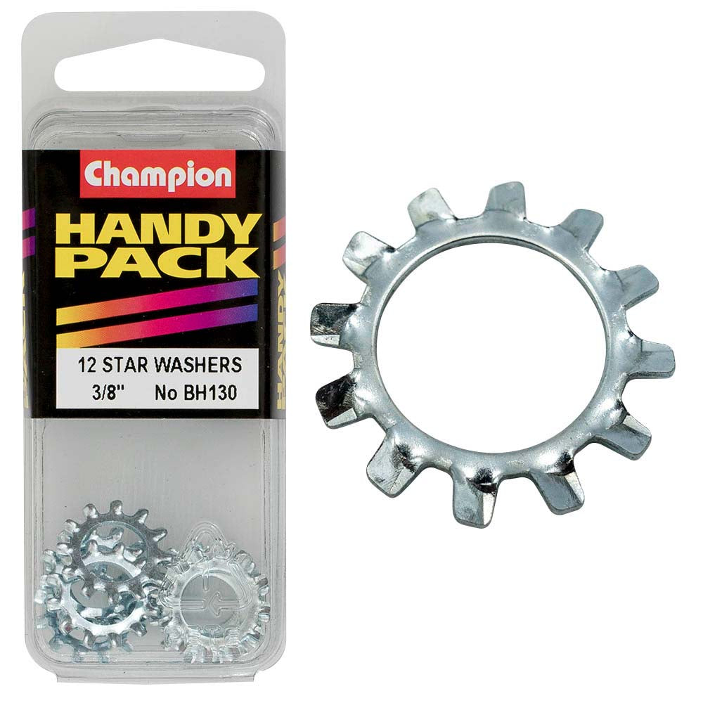 Champion 3/8in External Star Washer