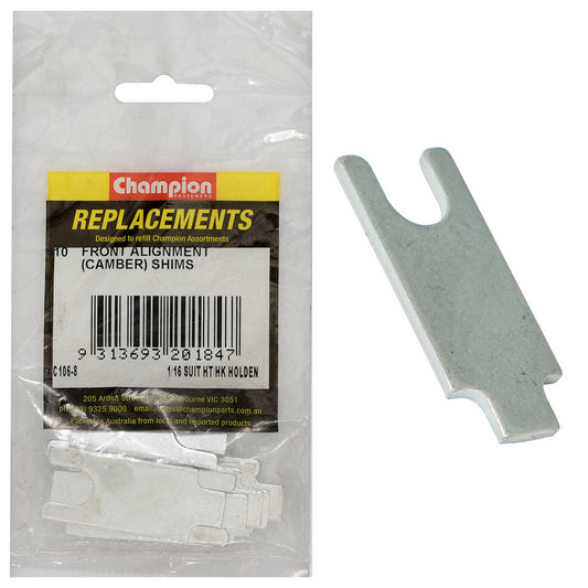 Champion 1/16in Wheel Alignment Shim-Suit HT/HK Holden-10pk