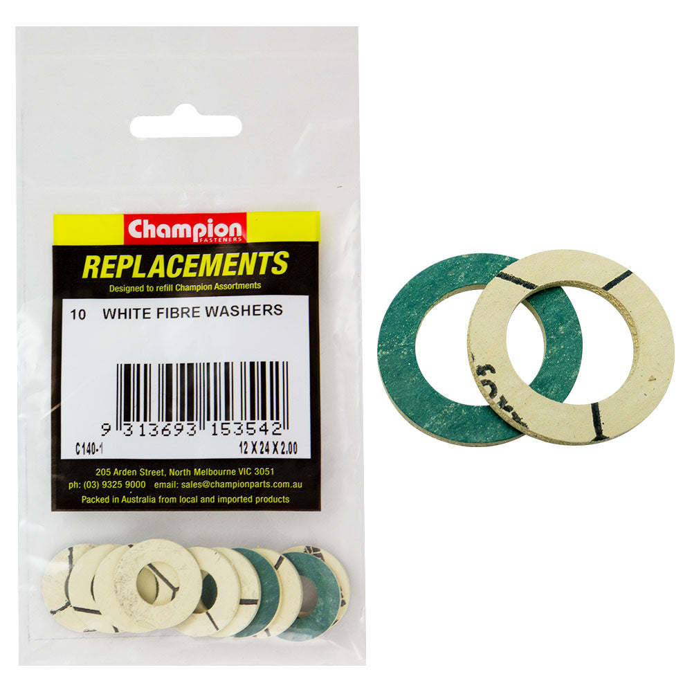 Champion 3/16in x 1/2in x 1/32in Polyprop Washer - 100pk
