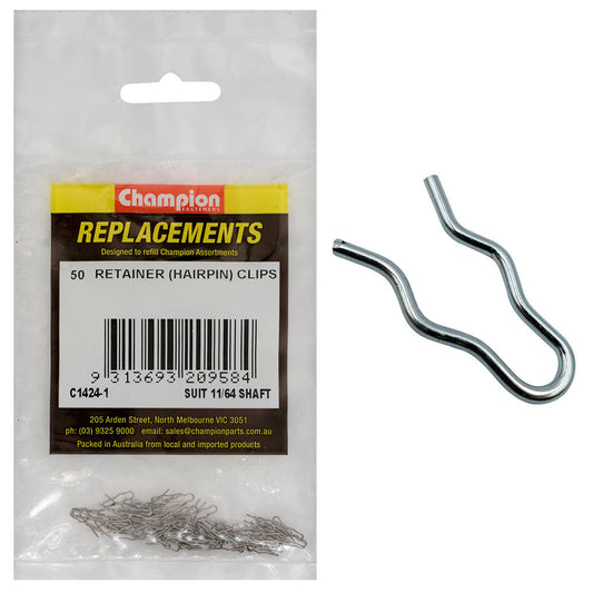 Champion Retainer Spring To Suit 11/64in Shaft -50pk
