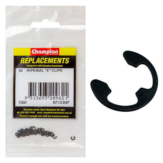 Champion E-Clip Suit 3/32 Shaft -50pk