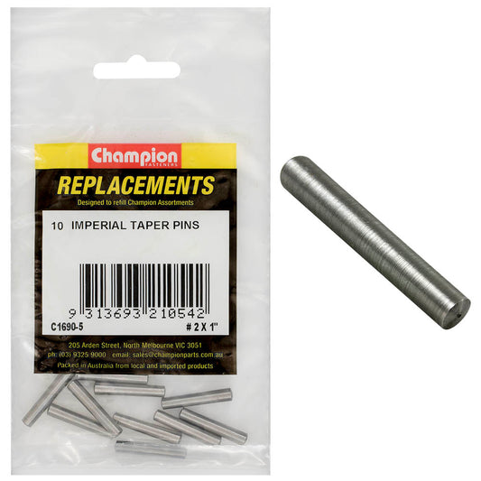 Champion #2 x 1in Taper Pin -10pk