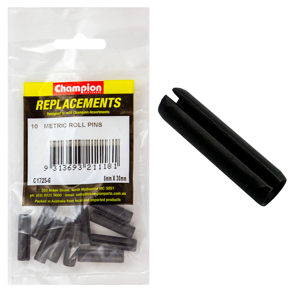 Champion 8mm x 30mm Roll Pin -10pk