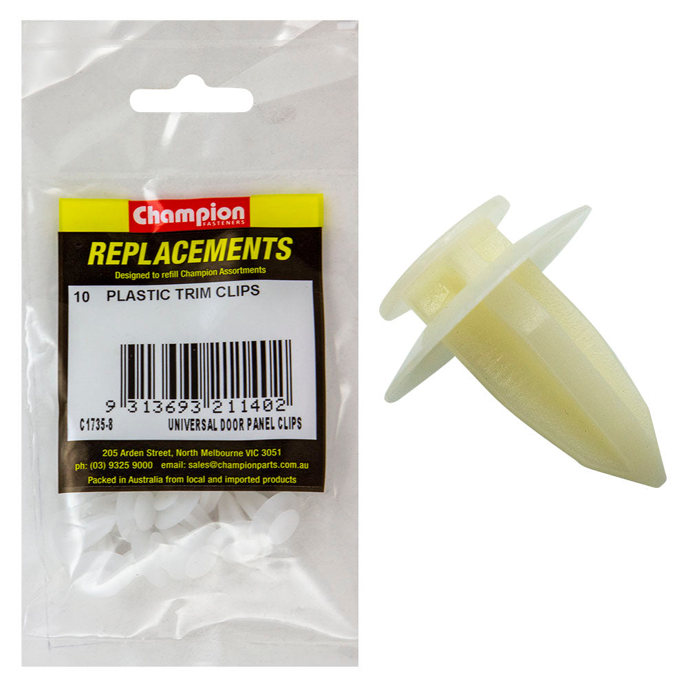 Champion Door Panel Clips Universal -10pk