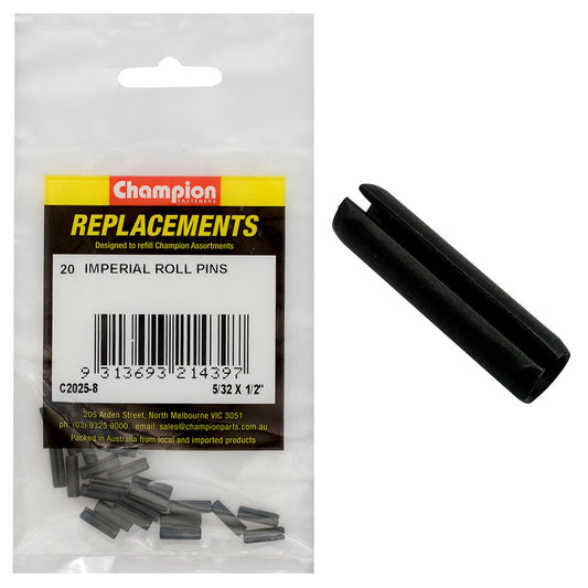 Champion 5/32 x 1/2in Imperial Roll Pin -20pk