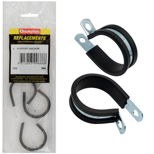 Champion 35mm Pipe Support Anchor -4pk