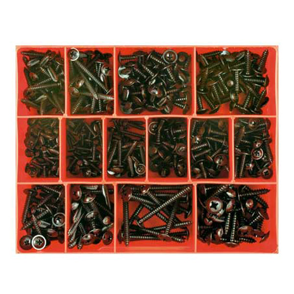 Champion 415pc Self Tapping Screw Assortment (Mushroom Head)