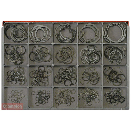 Champion Master Kit 260pc Internal Circlip Asst- Metric