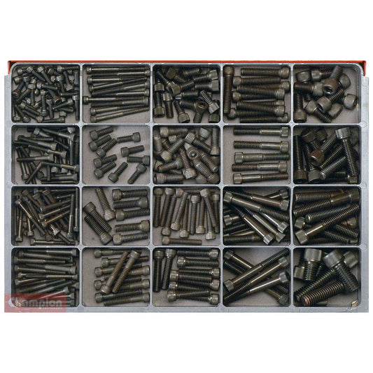 Champion Master Kit 300pc BSW 12.9 HT Skt Hd Cap Screw Asst