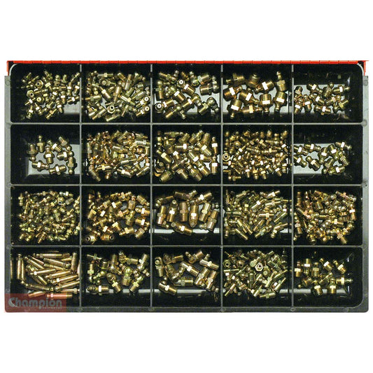 Champion Master Kit  415pc Metric & Imp Grease Nipple Asst
