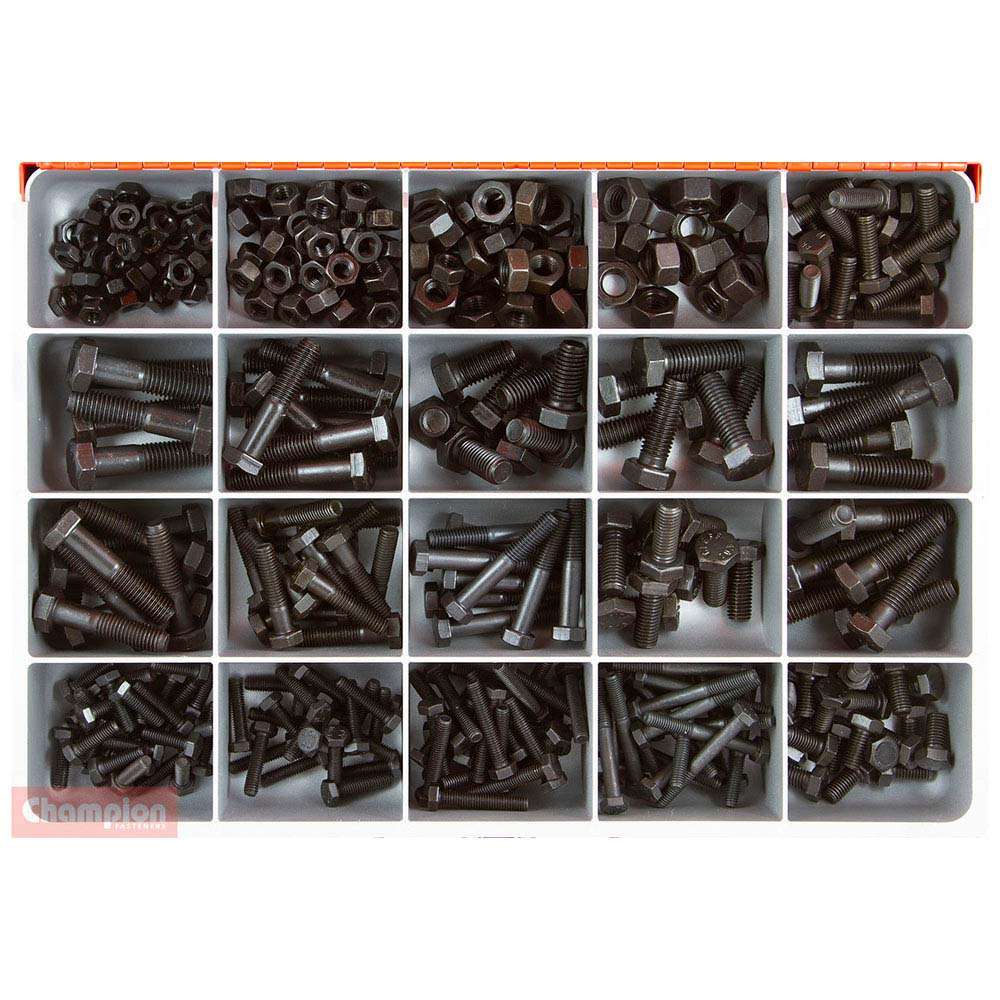 Champion Master Kit 364pc Metric Bolt & Nut Asst GR10.9