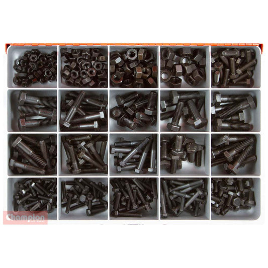 Champion Master Kit 364pc Metric Bolt & Nut Asst GR10.9