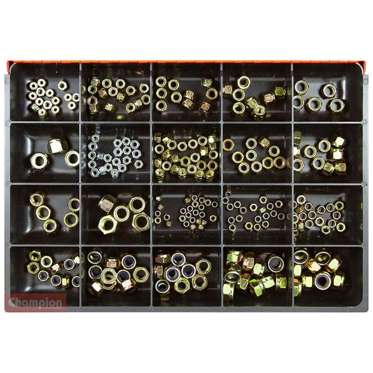 Champion Master Kit 248pc Nylon Insert Self-Locking Nuts