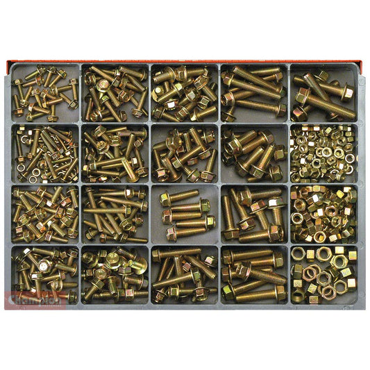 Champion Master Kit 455pc Metric Hex Flange Head Bolt & Nut