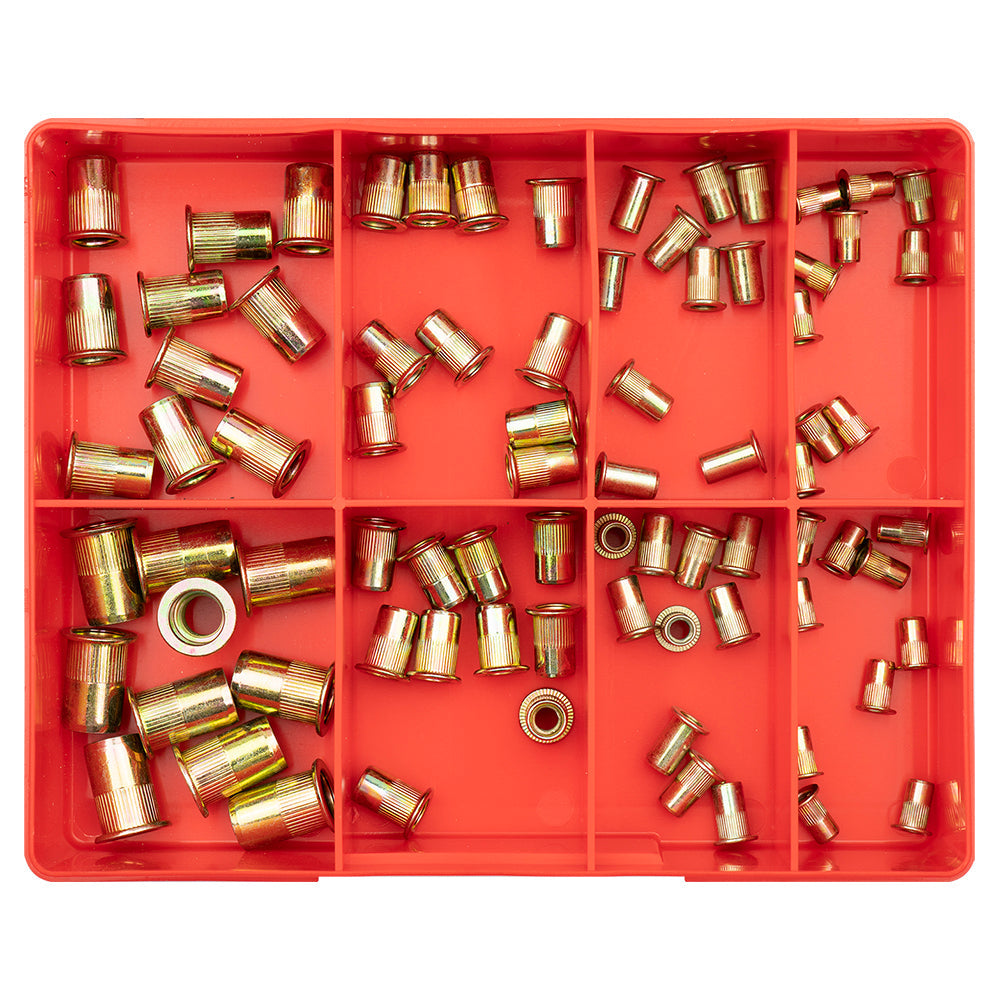 Champion 80pc Rivet Nut Insert Assortment - Steel