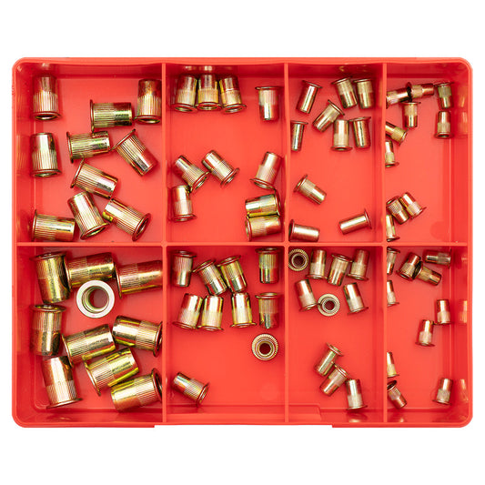 Champion 80pc Rivet Nut Insert Assortment - Steel