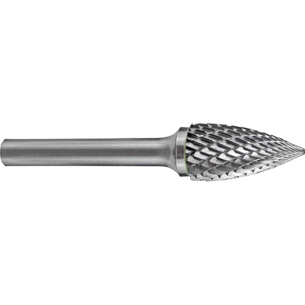Holemaker Carbide Burr 3/8x3/4inx1/4in Tree Pointed End DC