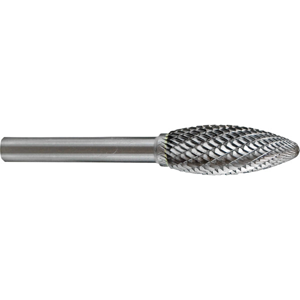 Holemaker Carbide Burr 3/8x1inx1/4in Flame Shape DC