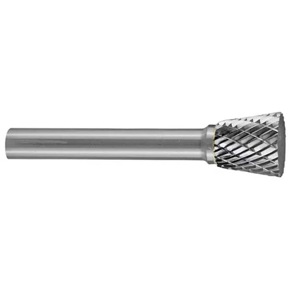 Holemaker Carbide Burr 3/8x3/8x1/4in Inverted Cone Shape DC