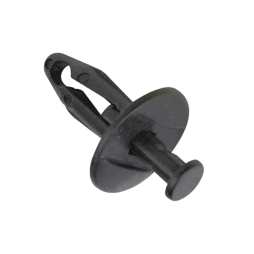Champion Plastic Push Rivet Black 11mm Head x 18mm - 50pk